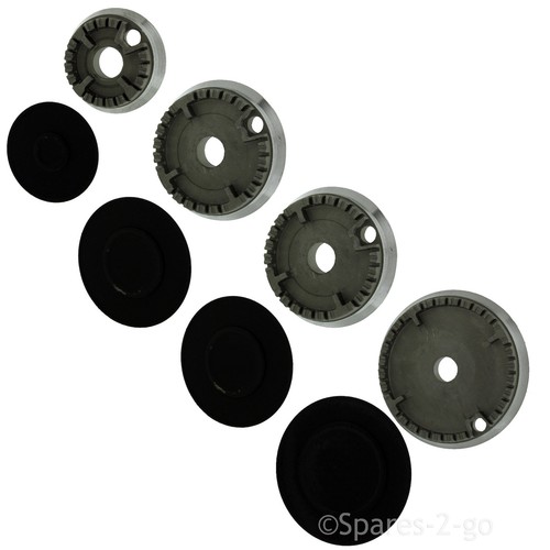 Gas hob burner flame - gas, &