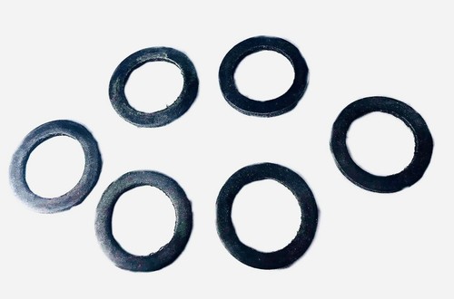 Pack black rubber washer - of,