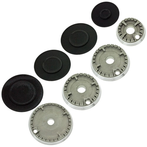 Gas hob burner flame cap - hob, &